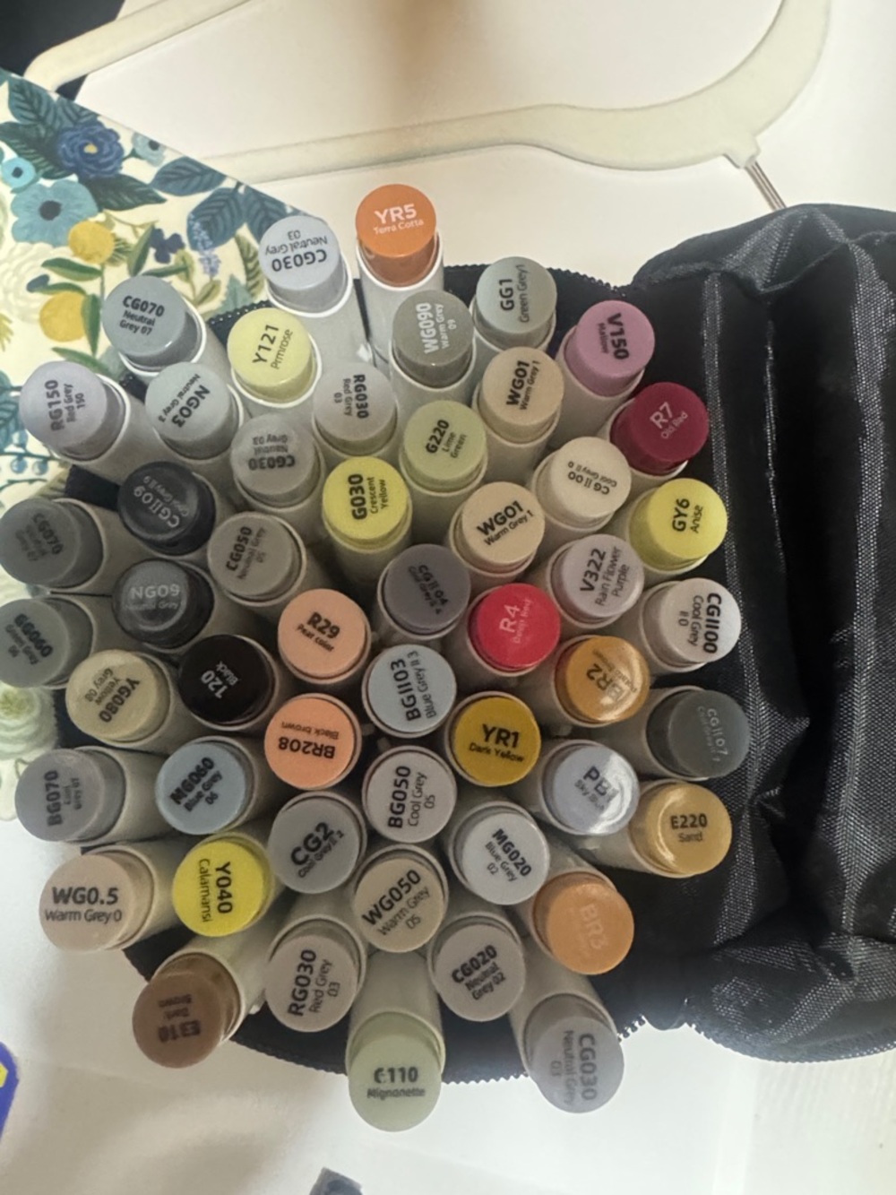 Ohuhu Alcohol-Based Marker Set - Assorted Neutral & Gray Tones